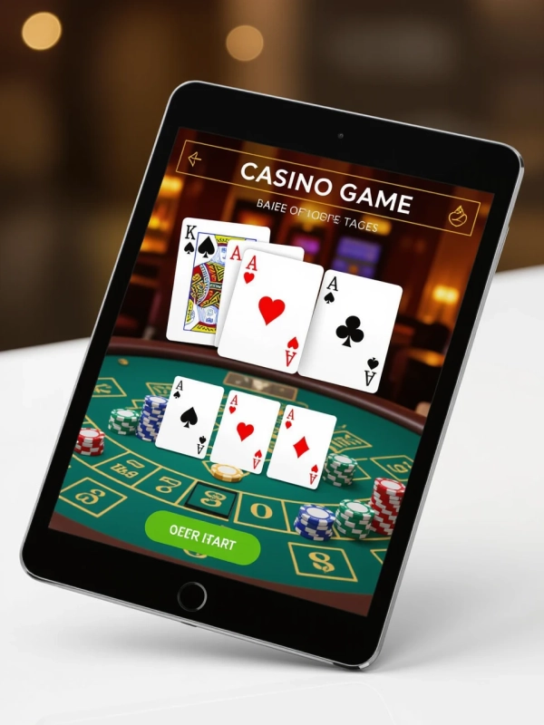 Double Casino alkalmazás tableten